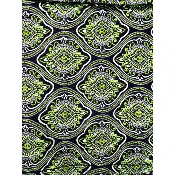 Cinch Mens Long Sleeve Button Down Shirt Green Paisley Print Size L - Picture 7 of 7